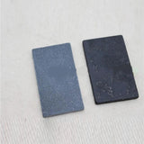 1pc Gray Test Stone Jewelry Detecting Testing Tools 77x46x7mm