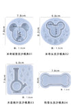 Castle Bottle Leaf Shaker Silicone Jewelry Mold Key Chain Craft Tool