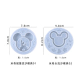 Castle Bottle Leaf Shaker Silicone Jewelry Mold Key Chain Craft Tool