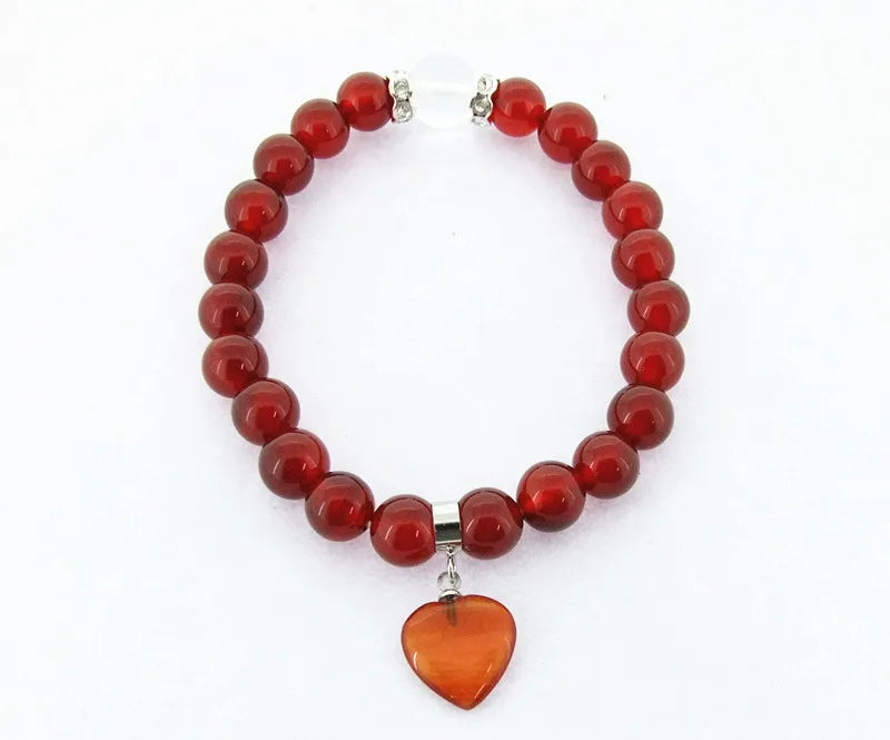Charm Bracelet Natural Stone Beaded Yoga Jewelry