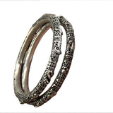 Chinese Zodiac Hollow Bracelet Miao Silver Bracelet