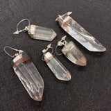 Clear Crystal Sword Pendants Natural Stone DIY Necklace Making 10x30-20x80mm