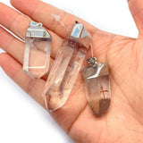 Clear Crystal Sword Pendants Natural Stone DIY Necklace Making 10x30-20x80mm