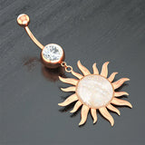 Colorful Crystal Dream Catcher Belly Button Ring Navel Piercing Body Jewelry
