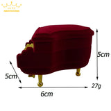 Elegant Piano Ring Box Princess Storage