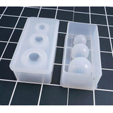 Crystal Ball Silicon Mold Epoxy Resin Beads Necklace Pendant Craft Tool