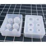 Crystal Ball Silicon Mold Epoxy Resin Beads Necklace Pendant Craft Tool