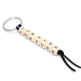 Custom Wood Key Ring Resin Xmas Gift Bagpack Tag