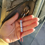 Custom Wood Key Ring Resin Xmas Gift Bagpack Tag