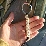 Custom Wood Key Ring Resin Xmas Gift Bagpack Tag