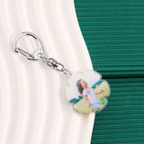 Custom Acrylic Keychain Photo Personalized Key Chain Handbag Tag