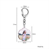 Custom Acrylic Keychain Photo Personalized Key Chain Handbag Tag