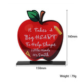 Personalized Acrylic Craft for Teachers - Custom Message or Text Gift