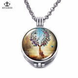 Fox Snap Necklace Aromatherapy Diffuser Pendant Necklace