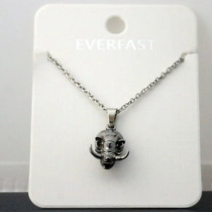 3D Funny Rhinoceros Stainless Steel Necklace Gothic Punk Jewelry
