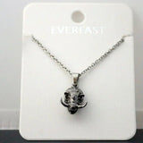 3D Funny Rhinoceros Stainless Steel Necklace Gothic Punk Jewelry