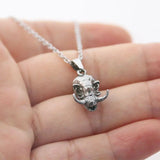 3D Funny Rhinoceros Stainless Steel Necklace Gothic Punk Jewelry