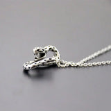3D Spotted Snake Stainless Steel Custom Necklace Gothic Punk Jewelry