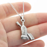 DIY Stamped Toothpaste & Toothbrush Necklace Funny Custom Jewelry
