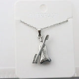 DIY Stamped Toothpaste & Toothbrush Necklace Funny Custom Jewelry