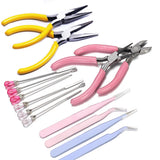 DIY Jewelry Tool Pliers Tweezers for Making Epoxy Resin Mold Metal Chain