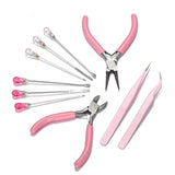 DIY Jewelry Tool Pliers Tweezers for Making Epoxy Resin Mold Metal Chain