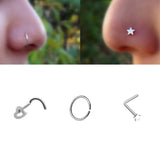 1pc Disposable Sterile Nose Ring Piercing Gun Tool Set Earring Kit
