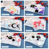 Earring Pendant Silicone Mold Star Heart Moon Epoxy Resin Molds DIY Charms