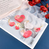 Earring Pendant Silicone Mold Star Heart Moon Epoxy Resin Molds DIY Charms