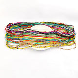 Elastic Waist Bead Chains Colorful Belly Beads African Bikini Jewelry Chains