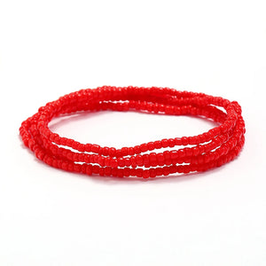 Elastic Waist Bead Chains Colorful Belly Beads African Bikini Jewelry Chains