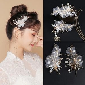 Dragonfly Tassel Hairpin Headwear Hair Clips Traditional HANFU Chinese Style