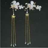 Dragonfly Tassel Hairpin Headwear Hair Clips Traditional HANFU Chinese Style