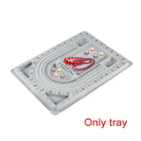 1pc Flocked Bead Board Bracelet Beading Board Organizer Jewelry Making Tray