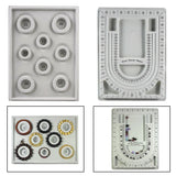 1pc Flocked Bead Board Bracelet Beading Board Organizer Jewelry Making Tray