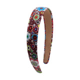 Flower Headbands Kids Women Hairbands Solid Ethnic Headpieces Halloween Easter