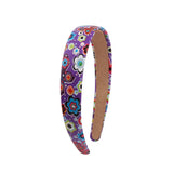 Flower Headbands Kids Women Hairbands Solid Ethnic Headpieces Halloween Easter