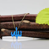 Dark Allah Synth Fire Opal Silver O Chain Opal Allah Necklace