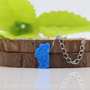 Light Opal Tahoe Necklace with 925 Silver