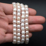 Freshwater Pearl Stretch Bracelet, Beaded Minimalist Bracelets