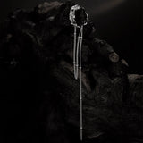 925 Silver Chain Tassel Ear Cuffs Textured Cartilage Earrings