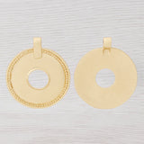 Boho Round Medallion Charms for Necklace Making