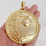 Boho Round Medallion Charms for Necklace Making