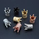 1pc Leopard Wolf Head Copper Bead for Jewelry Making DIY Bracelet
