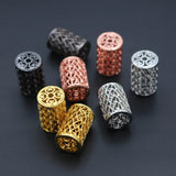 1pc Leopard Wolf Head Copper Bead for Jewelry Making DIY Bracelet