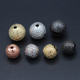 1pc Leopard Wolf Head Copper Bead for Jewelry Making DIY Bracelet