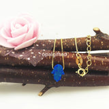 Opal Fatima Hand Pendant Necklace 925 Silver Chain 8*10mm OP27