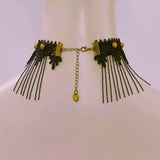 Halloween Choker Necklace Gothic Style Tassel Clavicle Necklace