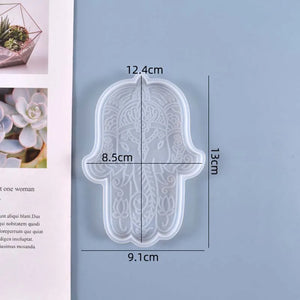 Hand of Fatima Resin Mold for DIY Jewelry