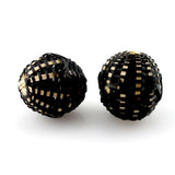 Wooden Rattan Ball Pendants for DIY Jewelry Making